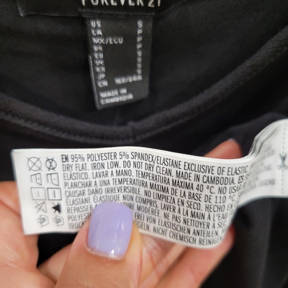 NWT Forever 21 Black Bodysuit - Picture 6 of 6
